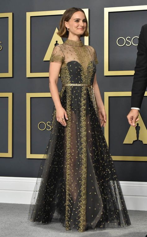 Natalie Portman Red Carpet, Natalie Portman Oscar, Natalie Portman Style, Tutu En Tulle, Oscars 2020, Female Directors, Hollywood Red Carpet, Oscar Fashion, Oscar Dresses