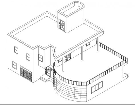 Markers Drawing Architecture, Autocad Isometric Drawing, 3d Autocad, Architecture Design Presentation, Isometric Drawing, Window Detail, Drawing Block, Isometric Art, Architecture Model Making