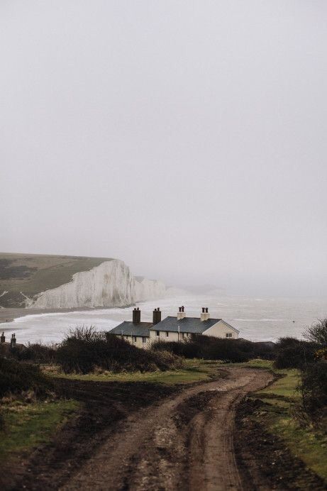 English Cottage By The Sea, Broadchurch Aesthetic, White Cliffs, Dirt Road, Adventure Is Out There, Places And Spaces, Pretty Places, See The World, Travel Adventure