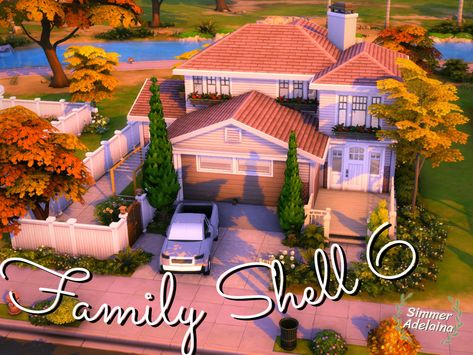 Sims 4 House Shell, Sims 4 Shell House, Twilight Cottage, Shell House, Eco Lifestyle, Sims 4 House Design, Jungle Adventure, Sims Builds, Sims 4 Ideas