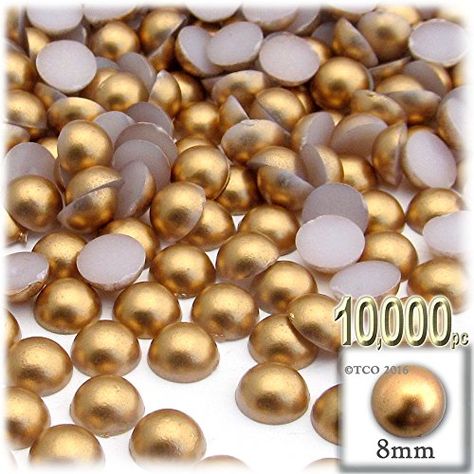 10000pc Pearl finish Half Dome Beads Round 8mm Golden Caramel Brown ** Learn more by visiting the affiliate link Amazon.com on image. Craft Outlet, The Crafts, Memory Scrapbook, Caramel Brown, Seasonal Crafts, Glue Crafts, Baby Keepsake, Half Dome, Metallic Colors