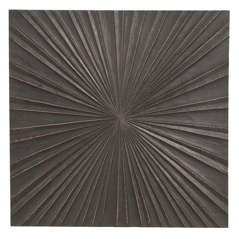 DecMode Square Sunburst Carved Pine Wood Wall Panel Wood Sunburst, Pine Wood Walls, Cheap Interior Design, Wood Wall Panel, Radial Design, Starburst Wall Decor, Medallion Wall Decor, Stars Wall Decor, Wooden Wall Panels