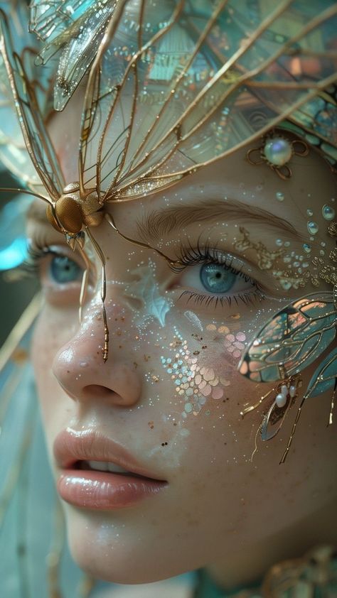 Halloween Alice In Wonderland, Faerie Aesthetic, Fairy Photoshoot, Alternate Worlds, Peach Aesthetic, Angel Artwork, Fairy Queen, Beautiful Fairies, Fantasy Aesthetic