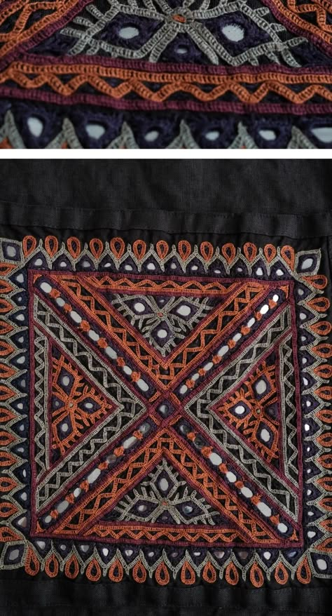 Katchi Work Design, Kutch Embroidery Motifs Traditional, Rajasthani Embroidery, Gujrati Embroidery, Gujarati Embroidery, Rabari Embroidery, Kutchi Embroidery, Kutch Work Designs, Hand Embroidered Pillows