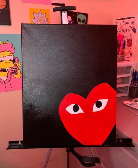 Kaws Painting, Spiderman Painting, Pink Canvas Art, Image Spiderman, Posca Art, Hippie Painting, Canvas Drawing, Simple Canvas Paintings, Cute Canvas Paintings