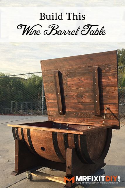 Wine Barrel Coffee Table Diy, Whiskey Barrel Ideas, Wine Barrel Ideas, Wine Barrel End Table, Wine Barrel Diy, Stave Projects, Whiskey Barrel Coffee Table, Barrel Tables, Wood Spool Tables