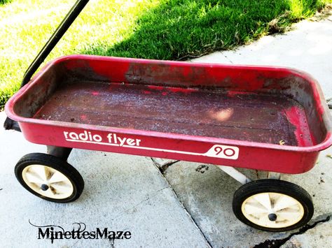 Diy Wedding Wagon, Red Flyer Wagon, Wedding Wagon, Wagon For Wedding, Metal Wagon, Wedding Reference, 4h Projects, Kids Wagon, Brothers Wedding