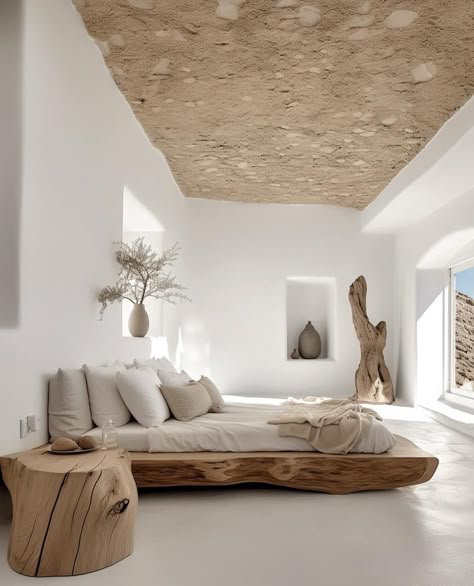 Earthy Bedroom, Architect House, Casas De Ensueño, Minimalist Bedroom, Beach Home, White Interior, Dream Home Design, Cozy Bedroom, 인테리어 디자인