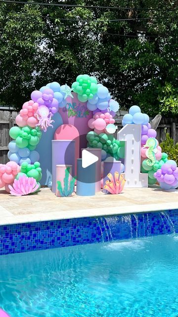 NJDesigns Event Decor LLC on Instagram: "🌊🧜‍♀️Splashed into a world under the sea 🦑🐚 

Our ‘Oneder the Sea’ birthday was filled with octopuses, starfish, seahorses and more! 🐙🌟🐴 

Watch the magic unfold in this reel! 🎉✨ 

DM to start planning your magical party!📩

#OnederTheSea #UnderTheSea #firstbirthday" One Under The Sea Birthday, Under Sea Party Decorations, Magical Party, Ocean Theme Party, Winter Birthday Parties, Under The Sea Birthday, Undersea World, Flamingo Party, Sea Birthday