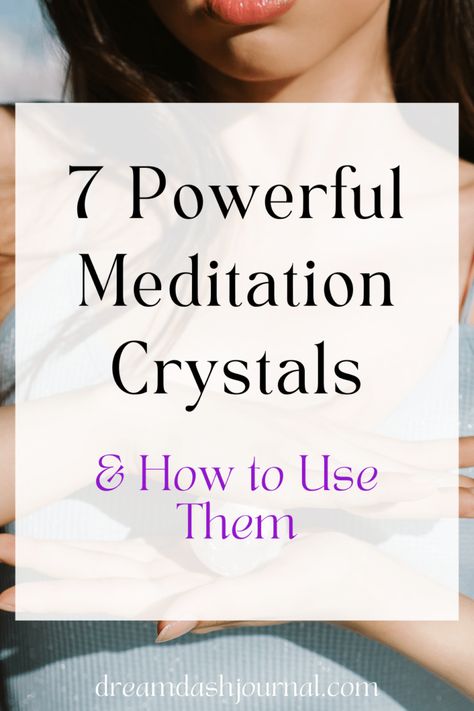 Meditation crystals Crystals For Meditation, Best Crystals For Meditation, Crystal Meditation For Beginners, Crystals Meditation, How To Meditate With Crystals, Crystal For Meditation, How To Use Crystals For Meditation, Meditation With Crystals, Silver Mystical Crystals For Meditation