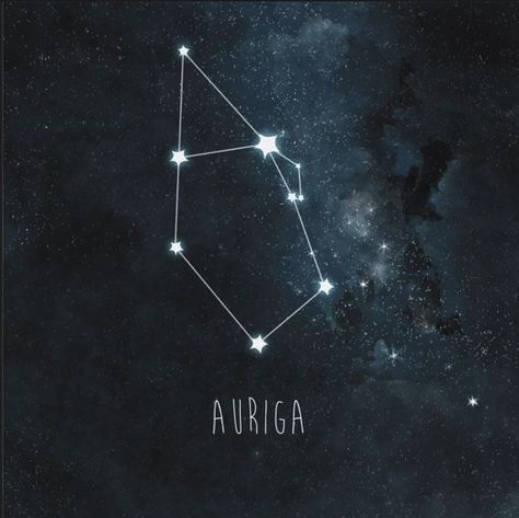 Auriga Constellation, Constellation Drawing, Constellation Tattoos, Summer Sky, Look At The Stars, Creative Drawing, Greek Mythology, Body Art Tattoos, Astronomy