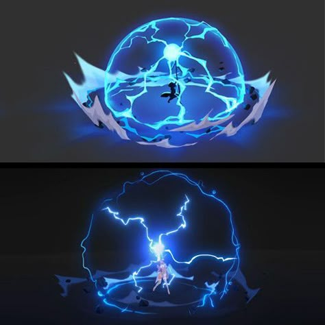 Super Powers Art Lightning, Power Effects Drawing, Lightning Magic Art, Vfx Concept Art, Lightning Powers Art, Lightning Character Design, Rendering Tutorial Digital Art, Super Powers Ideas, Star Powers