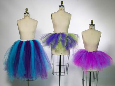 Diy Tulle Skirt, Diy Tulle, No Sew Tutu, How To Make Tutu, Long Tutu, Diy Tutu, Tulle Skirts, Trendy Sewing, Diy Skirt