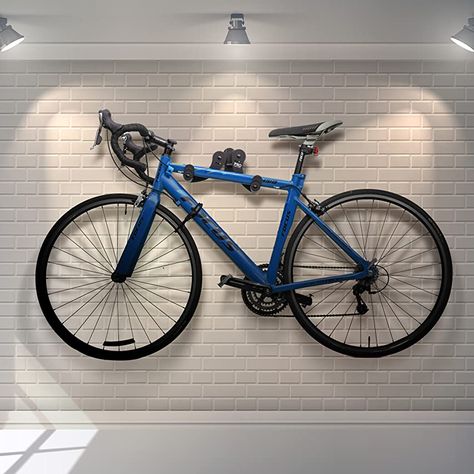 AmazonSmile: Qualward Bike Wall Mount Storage Rack for Garage, Bicycle Hangers - Hanging 4 Bicycles, 2 Pack: Home Improvement Bike Hanging Ideas Garage, Hanging Bikes On Wall, Hanging Bikes In Garage, Bike Hanging Ideas, Bachelor Bedroom, Bicycle Wall Mount, Indoor Bike Storage, Bicycle Hanger, Bicycle Photography