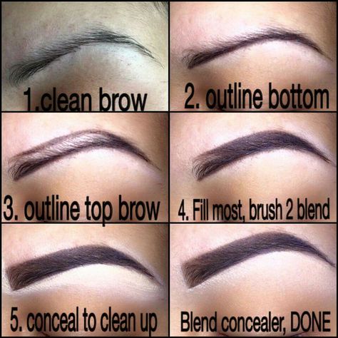 Eyebrow tutorial Brow Hacks, Thicker Eyebrows Naturally, Eyebrow Makeup Tutorial, Guys Eyebrows, Eyebrow Makeup Tips, How To Draw Eyebrows, Permanent Eyebrows, Eyebrows On Fleek, Eyebrow Tutorial