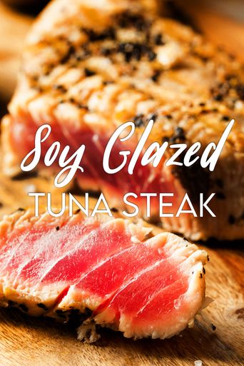 Ahi Tuna And Rice Recipe, Ahi Tuna Glaze, Tuna Steak Glaze, Searing Tuna Steaks, Pan Seared Tuna Steak Recipes Soy Sauce, Easy Ahi Tuna Recipe, Pan Fry Tuna Steak, Pan Fried Tuna Steak Recipes, Best Ahi Tuna Steak Recipe