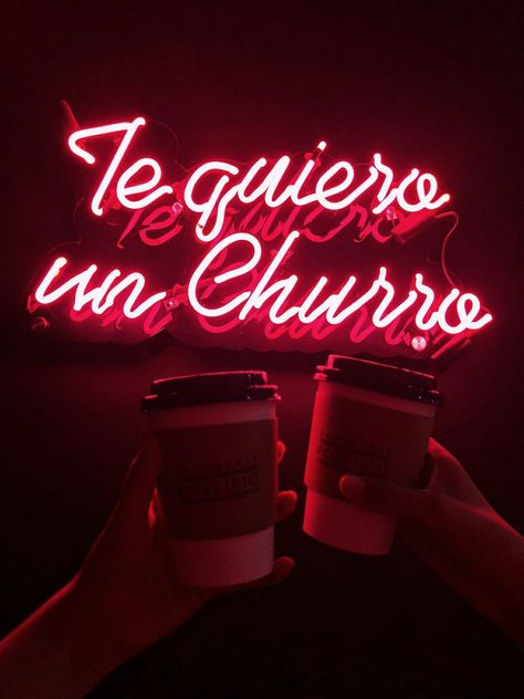 #LoveSign #Churro #Neonsign Churro Quotes, Churros Branding, Churro Truck, Churros Packaging Ideas, Churro Business, Churro Stand, Churros Aesthetic, Churreria Ideas, Churro Bar