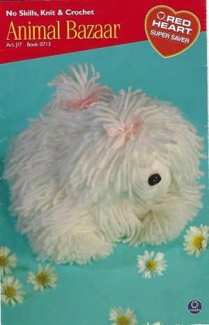 Pattern for Yarn Dog? | ThriftyFun Mop Dolls, Wire Hanger Crafts, Yarn Animals, Pom Pom Animals, Yarn Crafts For Kids, Easy Yarn Crafts, Dogs Diy Projects, Shaggy Dog, Pom Crafts