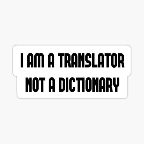 Translator Stickers, Translator Job Aesthetic, Translation Aesthetic, Translator Job, Graduation Essentials, Language Journal, Mobile Stickers, College Stickers, Sticker Design Inspiration