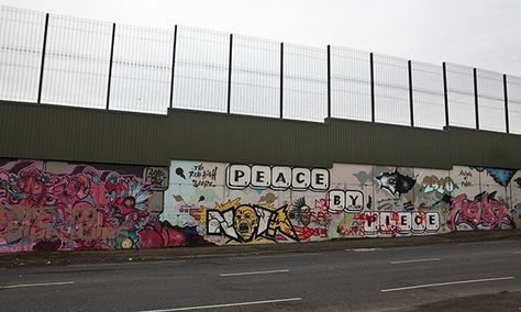 Belfast 'peace walls' will come down only by community consent – minister Belfast Peace Wall, Belfast Murals, Passport Design, Bobby Sands, Alexandra Park, Dublin Ireland Travel, County Cork Ireland, Heal The World, The Troubles