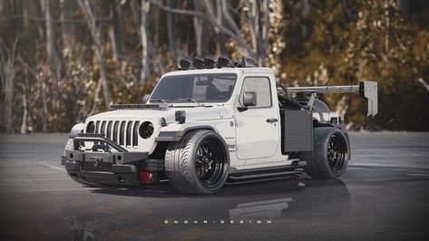 ArtStation - Jeep Wrangler, Sugar Chow Jeep Wrangler Modified, Wrangler Modified, Jeep Concept, Charger Hellcat, Slammed Cars, Cars Ideas, Futuristic Motorcycle, Cool Car Drawings, Aesthetic Car