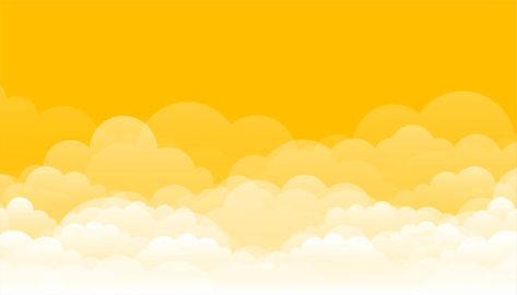 Cartoon Sky, Nature Cartoon, Sun Background, Yellow Cloud, Graphic Design Business Card, Cartoon Clouds, Cloud Vector, Yellow Sky, Graphic Design Business