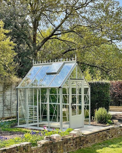 Greenhouse Vintage, Aluminium Greenhouse, Home Greenhouse, Small Greenhouse, Garden Greenhouse, The Greenhouse, Tall Plants, Garden Buildings, Roof Terrace