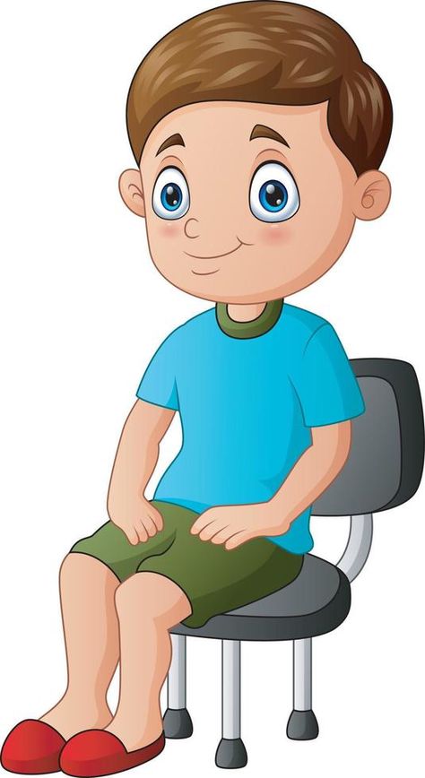 The Cartoon, A Chair, The Chair, Boy Girl, A Boy, Vector Art, Vector Free, Royalty Free, This Is Us