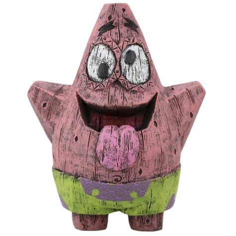 Patrick Spongebob, Sponge Bob Square Pants, Carving Wood, Square Pants, Patrick Star, Sponge Bob, Spongebob Squarepants, Marvel Superheroes, Mini Figures