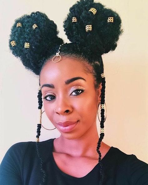 Afro Puff Hairstyles, Afro Puffs, Natural Afro, Protective Hair, Makeup Tip, Hair Puff, American Hairstyles, Natural Hairstyle, Hair Afro