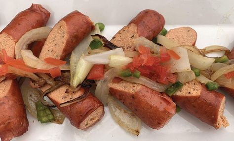 Salmon Sausage - Fish Alaska Magazine Salmon Sausage Recipe, Fish Sausage Recipe, Salmon Sausage, Homemade Jerky, Homemade Sausage Recipes, Meat Shop, Sausage Recipe, Pork Ham, Vegan Sausage