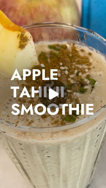 Diane Kochilas on Instagram: "Make an Apple Tahini Smoothie! Welcome to Episode 6 of my Ikaria Way videos, featuring fast food, the Ikarian way! It features nut butters and seeds, all essential to the Ikarian diet. Tahini is one of the most nutritious ingredients in the entire Mediterranean and a real go-to for me. Sometimes, when I am on the run, a smoothie like this carries me through the whole day! Use a little Greek honey to make it as sweet as you like, and enjoy this super-filling and satisfying smoothie for a meal throughout the whole day!  👉 Want to pre-order my book for more Ikarian recipes? You can find it up at the link in my bio.   #IkarianSmoothie #MediterraneanEats #TahiniDelight #NutrientRichBlend #HealthyFastFood #SmoothieFuel #GreekHoneyMagic #IkariaWayEp6" Ikarian Recipes, Ikarian Diet, Tahini Smoothie, Diane Kochilas, Fast Healthy Meals, Nut Butters, On The Run, The Run, Tahini