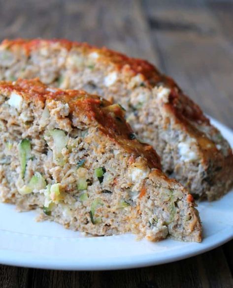 Meatloaf With Zucchini, Zucchini Meatloaf, Turkey And Zucchini, Low Carb Zucchini Recipes, Turkey Zucchini, Turkey Meatloaf Recipes, Turkey Meatloaf, Shredded Zucchini, Small Pasta