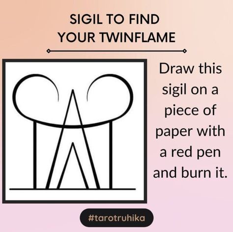 To find your Twin flame | Sigils | Tarot Ruhika Witch Spirituality, Twin Flame Love, Sigil Magic, Your Wallpaper, Tarot Readings, Life Path, Twin Flame, Tarot Reading, Runes