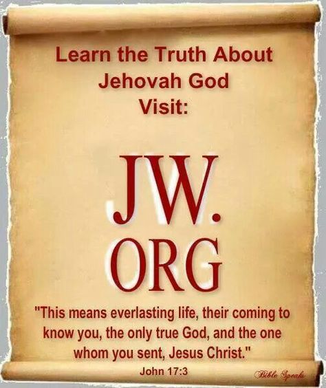 Jw.org Jw Humor, Jw Bible, Jehovah Witness Quotes, Uplifting Thoughts, Everlasting Life, Bible Knowledge, Jehovah's Witnesses, Bible Truth, Know The Truth