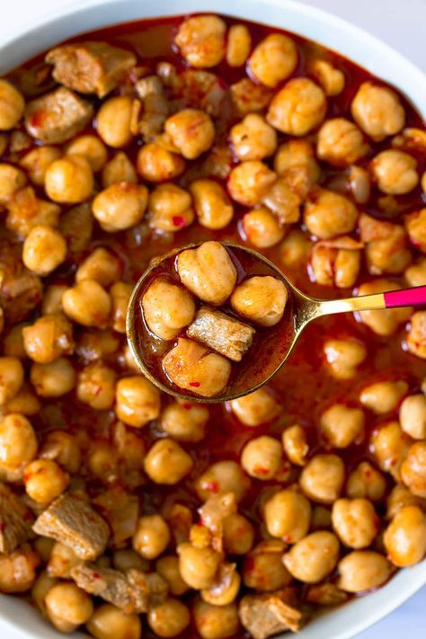 Turkish Chickpea Stew, Garbanzo Bean Recipes, Turkish Spices, Meatball Stew, Chickpea Chili, The Stew, Spiced Chickpeas, Chickpea Stew, Chickpea Recipes