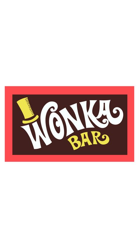 The Wonka Chocolate Bar is a fictional chocolate bar that appears in Roald Dahl's 1964 children's novel Charlie and the Chocolate Factory and its subsequent film adaptations. The Wonka Chocolate Bar... Wonka Drawing, Charlie In The Chocolate Factory, Wonka Bar Printable Free, Willy Wonka And The Chocolate Factory, Wonka Bars Printable Free, Willy Wonka Bar, Wonka Bar Template, Wonka Golden Ticket Printable Free, Wonka Chocolate Bar