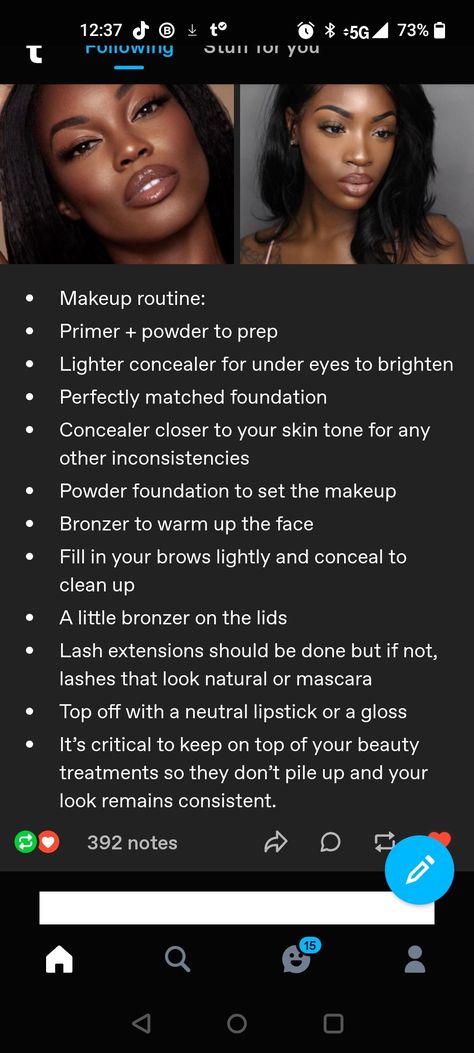 Makeup Steps Black Women, How To Become A Mua, Soft Glam Step By Step, Makeup Checklist For Beginners, Soft Girl Makeup Black Women Tutorial, Bronzer For Black Women, Soft Glam Makeup Tutorial Step By Step, Basic Makeup For Beginners Step By Step, Light Beat Makeup Black Women