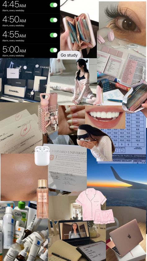 My vision board for this semester !! 5 Year Vision Board, College Vision Board, My Vision Board, Manifesting Vision Board, Vision Board Examples, Tech Aesthetic, Vision Board Inspiration, Luck Quotes, Get My Life Together