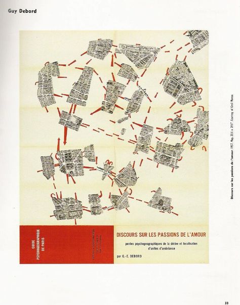 The Naked City | Guy Debord Situationist International, Guy Debord, Mental Map, Map Layout, Paris Map, Map Design, Urban Planning, Visual Communication, Geography