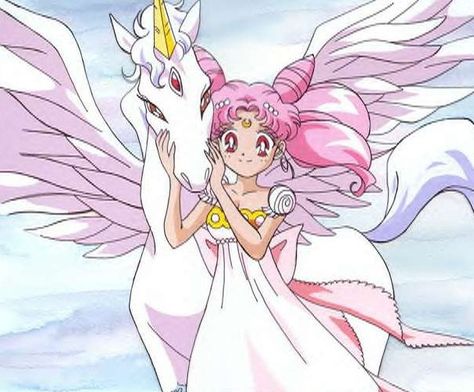 Chibiusa And Helios, Sailor Moon Super S, Sailor Moons, Chibiusa Tsukino, Sailor Mini Moon, Princesa Serenity, Fantasy Unicorn, Sailor Moon Screencaps, Diy Unicorn