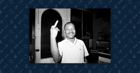 FACT CHECK: Did Martin Luther King Jr. 'Flip the Bird' at a Photographer? Dr Martin Luther King Jr, Mlk Jr, Dr Martin Luther King, Audio Room, Ronda Rousey, Two Fingers, Civil Rights Movement, Young Thug, We Are The World