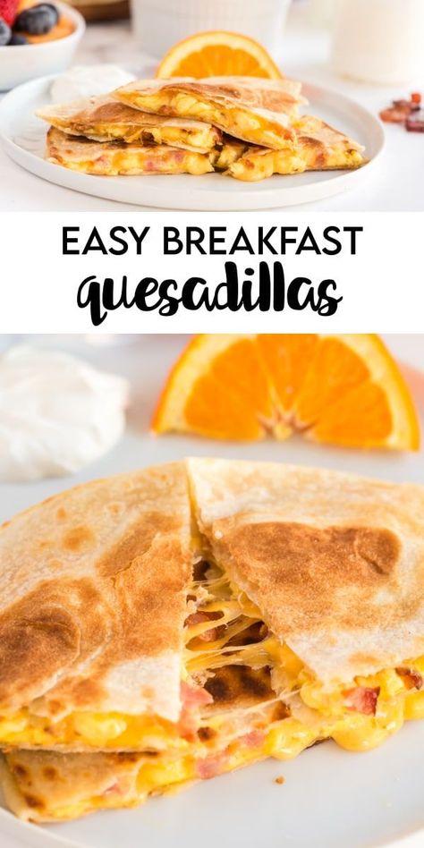 Breakfast Quesadillas, Breakfast Protein, Breakfast Quesadilla, Ultimate Breakfast, Quesadilla Recipes, Food Picks, Breakfast Options, Quick And Easy Breakfast, Protein Breakfast