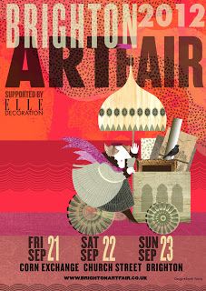 Art Fair Poster Design, Feminism Poster, Fair Poster, Carnival Posters, Postcard Art, Art Calendar, Brighton And Hove, Beltane, Modern Poster