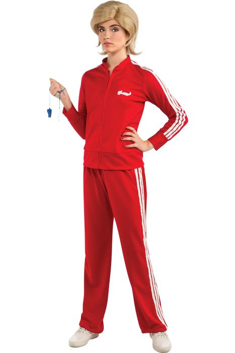 Glee's Sue Track Suit Adult Costume $44.95 #halloween #costumes Glee Halloween Costumes, Casual Halloween Costumes, Sue Sylvester, Red Tracksuit, Movie Halloween Costumes, Halloween Costume Suit, Suit Costume, Costumes For Teens, Up Costumes