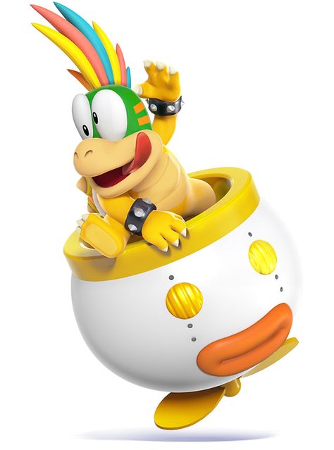 Lemmy Koopa - Characters & Art - Super Smash Bros. for 3DS and Wii U Super Mario Background, Bowser Art, Mario Background, Lemmy Koopa, Bowser Jr, Smash Ultimate, Super Mario 3d, Mario Nintendo, Nintendo Characters