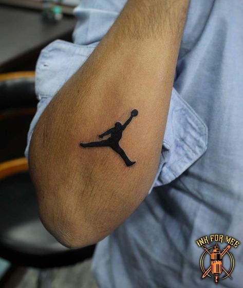 Jordan Logo Tattoo, Michael Jordan Tattoo, Nike Tattoo, 23 Tattoo, Jordan Tattoo, Mark 10 9, Back Tats, Jordan Logo Wallpaper, Tattoo Back