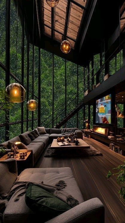 Dream Bedroom Inspiration, Casa Country, Dream House Rooms, Fantasy House, Luxury Homes Dream Houses, Forest House, Dream House Interior, Design Your Dream House, Dream House Exterior