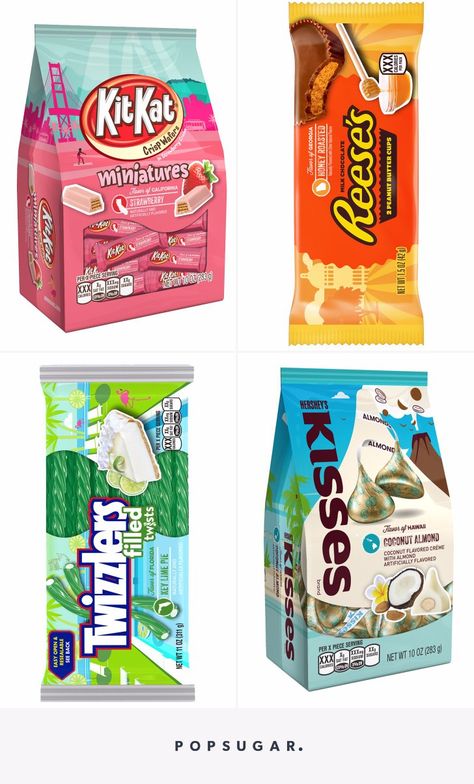 7 States of Candy: Brand-New Releases Featuring American Flavors Pig Candy, Weird Snacks, Candy Cat, American Snacks, Pig Toys, Snack Shack, Frito Lay, Junk Food Snacks, Candy Brands