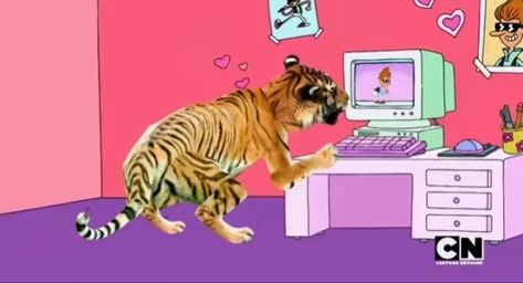 Giant Realistic Flying Tiger, I'm Toxic, Uncle Grandpa, Flying Tiger, Silly Images, Cartoon Icons, My Buddy, Reaction Pictures, Spirit Animal